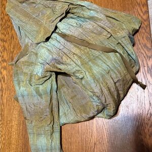 Anne Klein Olive and Brown Textured Jacket